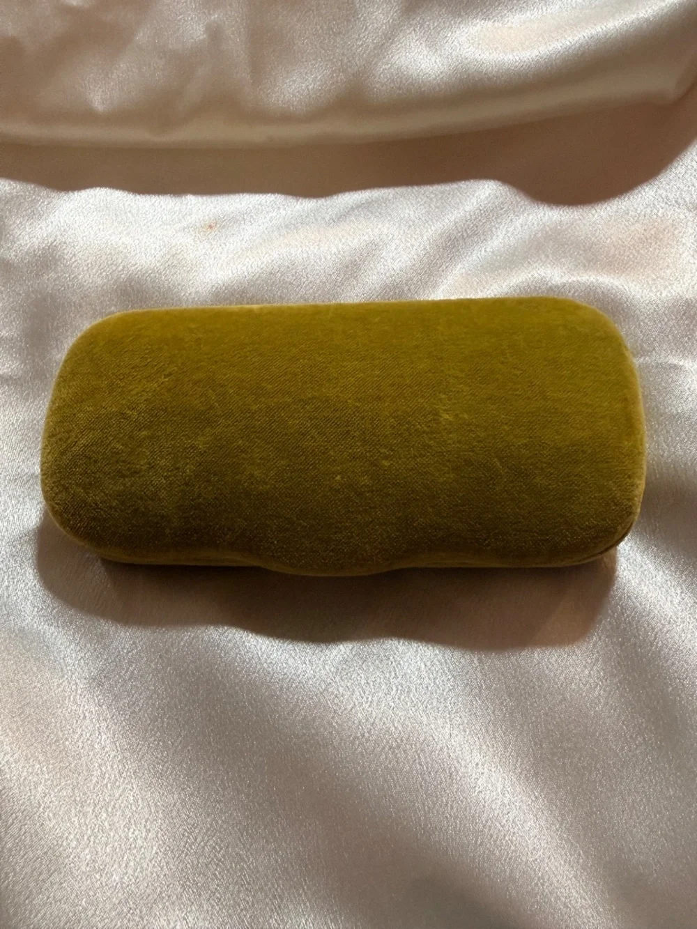 Gucci Yellow Velvet Sunglasses Eyeglasses Case Only